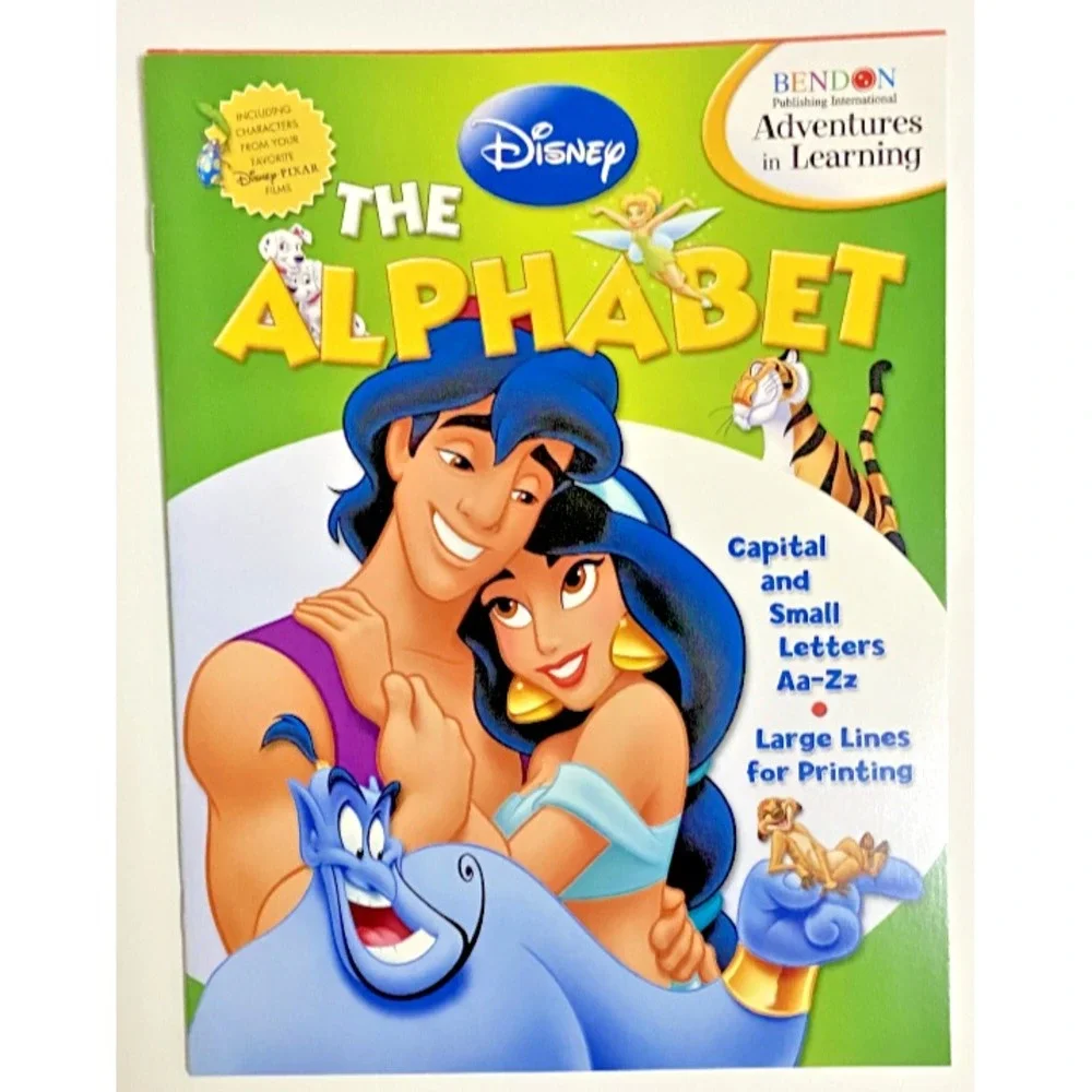 Disney THE ALPHABET 2009 Adventures‎ In Learning Paperback Workbook